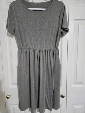 Unknown brand large junior's grey dress